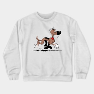 funny comic doggy Crewneck Sweatshirt